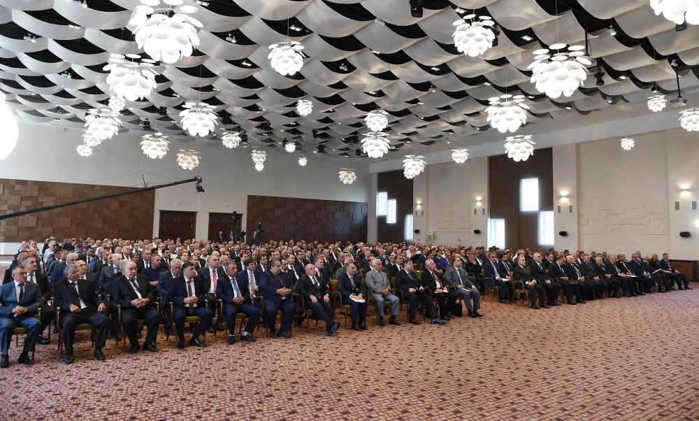 Ilham Aliyev chairs conference on development of sericulture, tobacco, hazelnut production in Gakh (PHOTO)