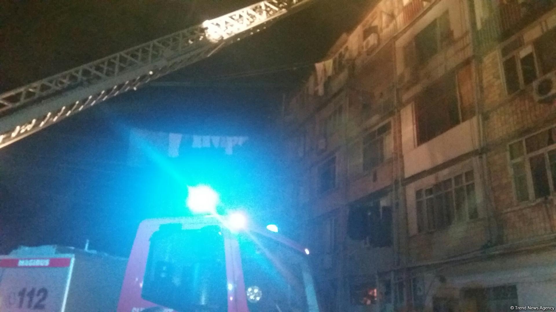 Fire in dormitory in Sumgayit, casualties reported (PHOTO)