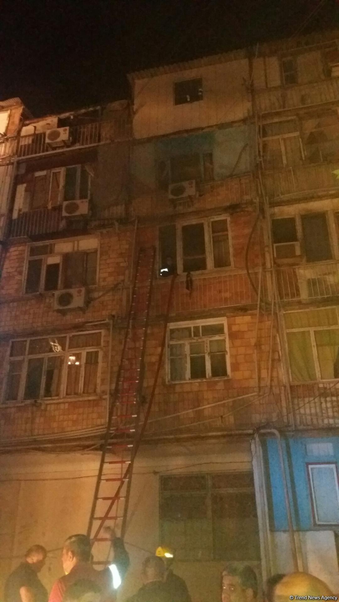 Fire in dormitory in Sumgayit, casualties reported (PHOTO)