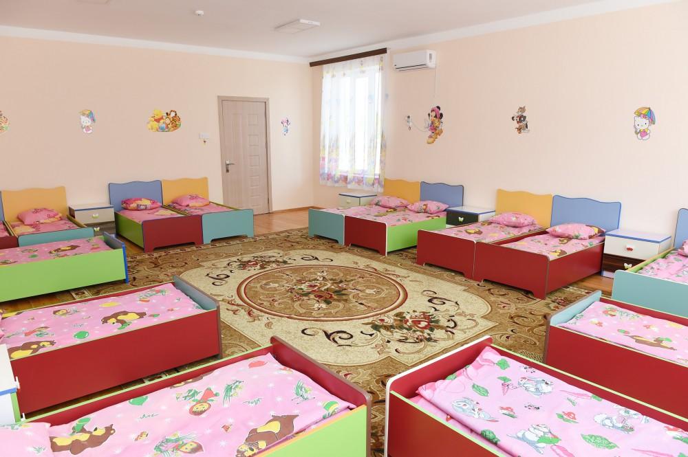 Ilham Aliyev attends opening of renovated day nursery-kindergarten in Goygol (PHOTO)