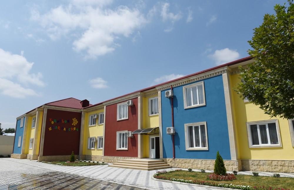 Ilham Aliyev attends opening of renovated day nursery-kindergarten in Goygol (PHOTO)