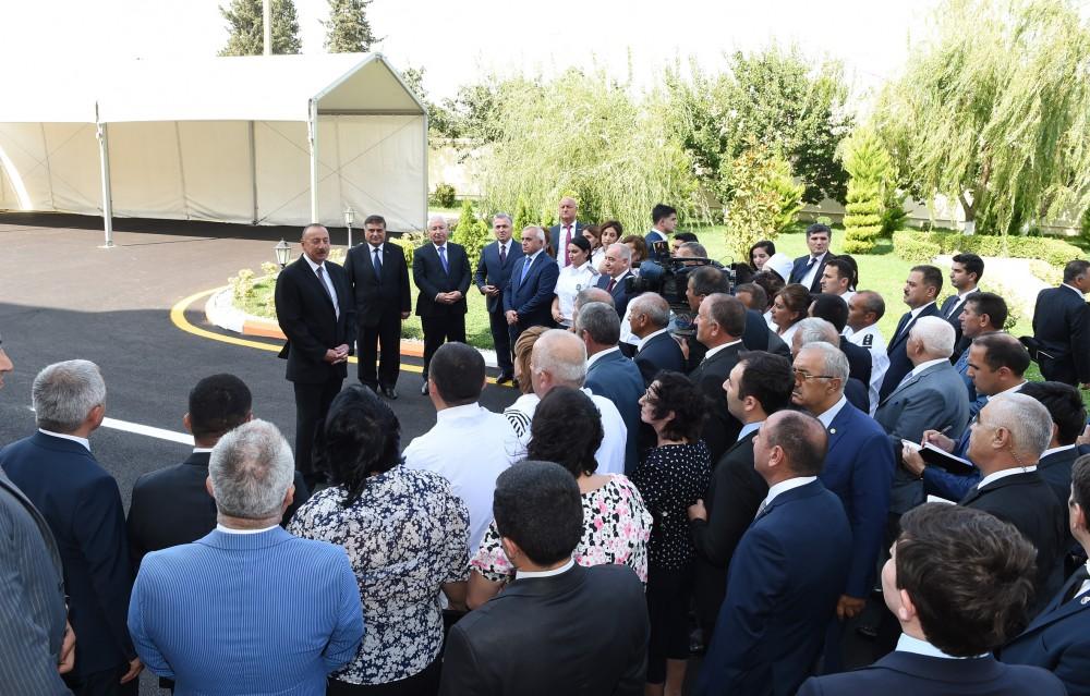 Ilham Aliyev: Azerbaijan to develop agriculture on scientific basis, achieve yield growth (PHOTO, UPDATE)
