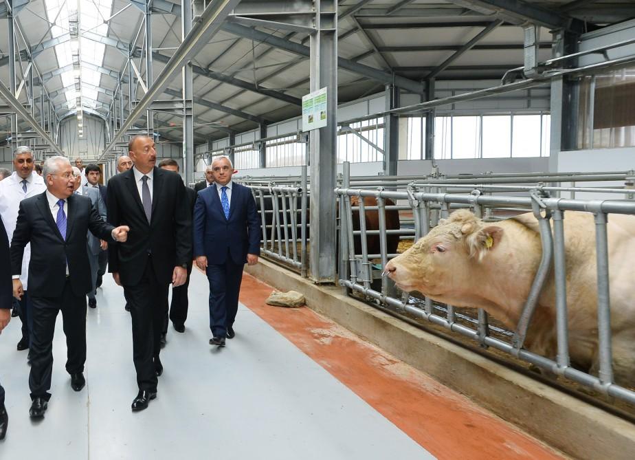 President Aliyev inaugurates Republican Artificial Insemination Center (PHOTO)