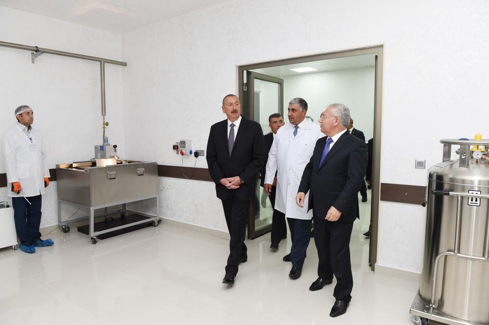 President Aliyev inaugurates Republican Artificial Insemination Center (PHOTO)