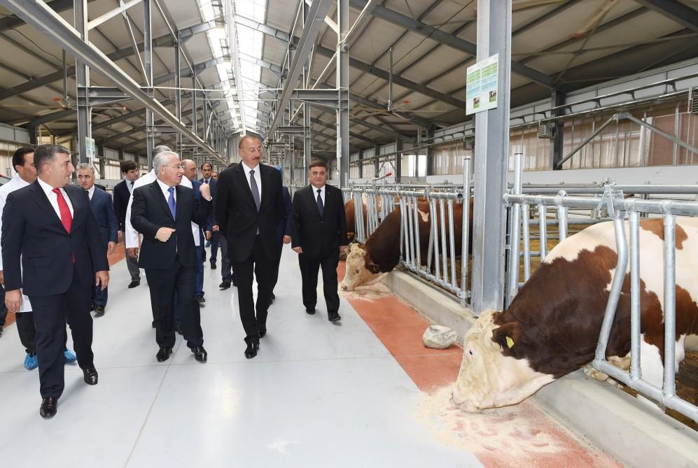 President Aliyev inaugurates Republican Artificial Insemination Center (PHOTO)