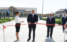 President Ilham Aliyev attends opening of Shamkir Automated Management, Control Center of “Azerishig” OJSC (PHOTO)