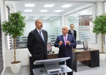 President Ilham Aliyev attends opening of Shamkir Automated Management, Control Center of “Azerishig” OJSC (PHOTO)