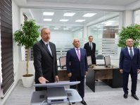 President Ilham Aliyev attends opening of Shamkir Automated Management, Control Center of “Azerishig” OJSC (PHOTO)