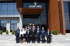 President Ilham Aliyev attends opening of Shamkir Automated Management, Control Center of “Azerishig” OJSC (PHOTO)