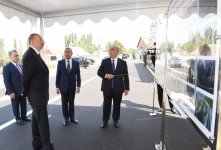 President Ilham Aliyev attends opening of Shamkir-Yeni Goycha-Dagh Jayir highway (PHOTO)