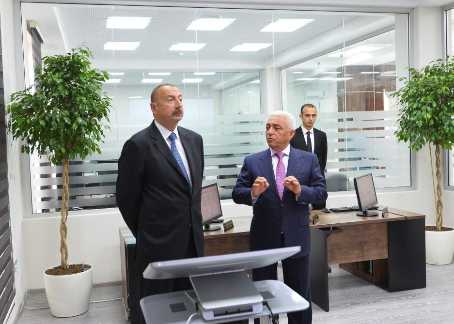 President Ilham Aliyev attends opening of Shamkir Automated Management, Control Center of “Azerishig” OJSC (PHOTO)