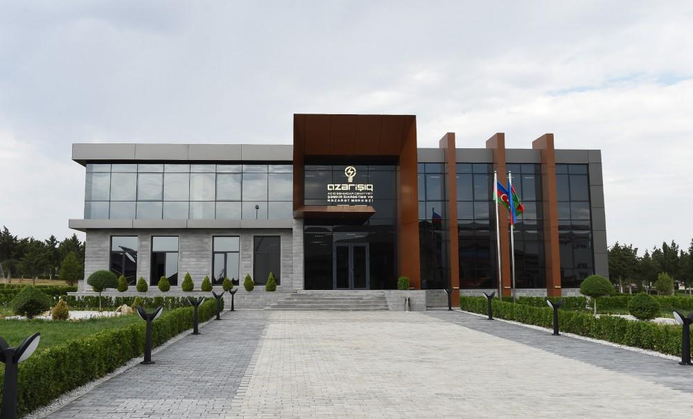 President Ilham Aliyev attends opening of Shamkir Automated Management, Control Center of “Azerishig” OJSC (PHOTO)