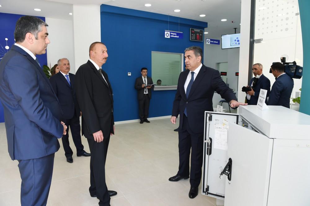 Ilham Aliyev views Jalilabad Telecom Network’s administrative & technological building (PHOTO)