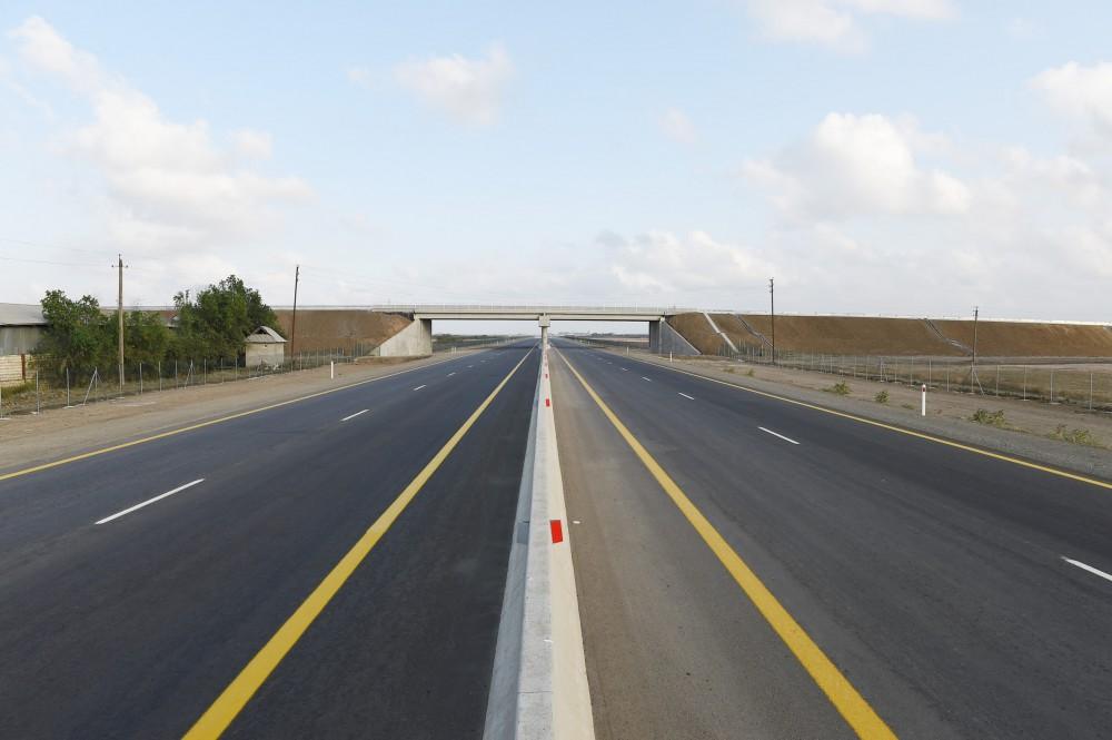 Ilham Aliyev opens Masalli-Jalilabad road after reconstruction (PHOTO)