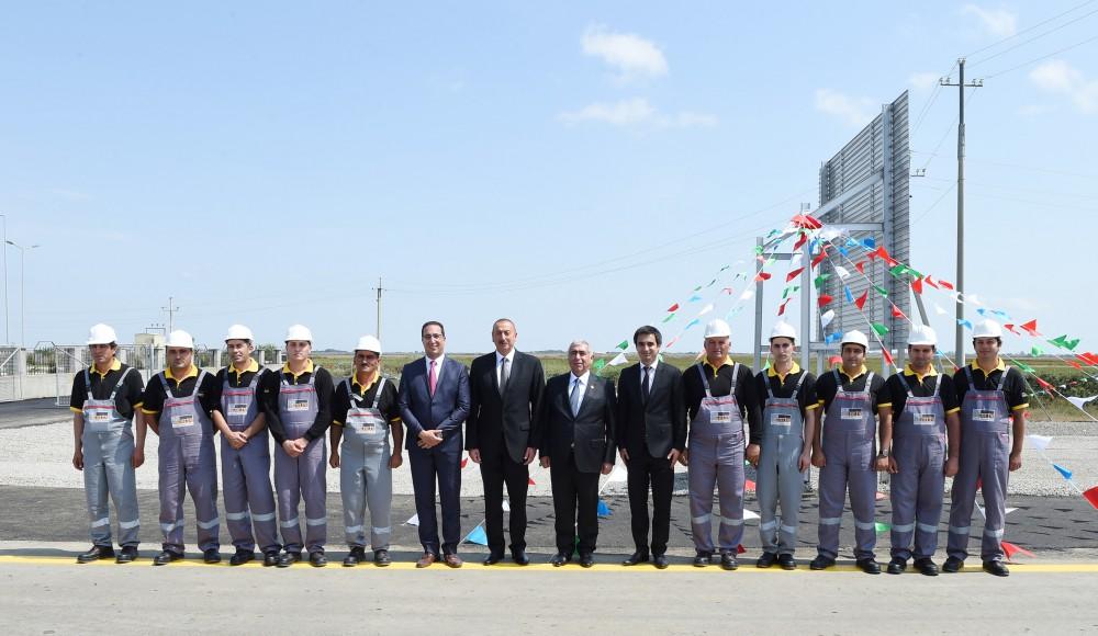 Ilham Aliyev opens Masalli-Jalilabad road after reconstruction (PHOTO)