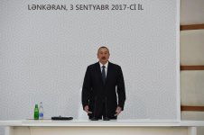 President Ilham Aliyev chairs republican conference on development of tea, rice and citrus fruits production in Lankaran (PHOTO)
