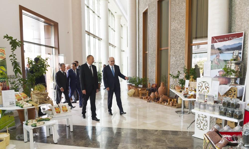President Ilham Aliyev chairs republican conference on development of tea, rice and citrus fruits production in Lankaran (PHOTO)