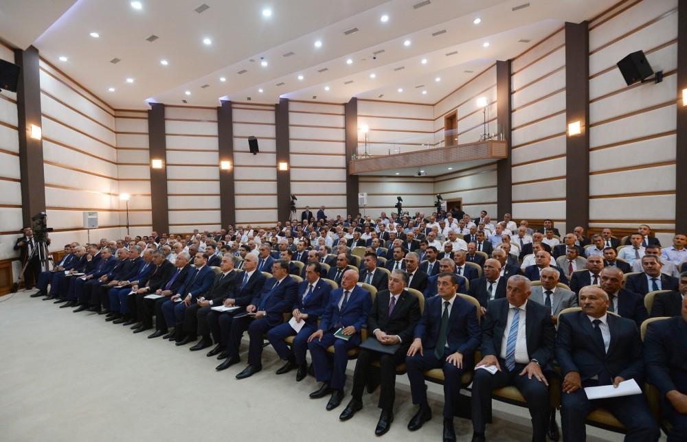 President Ilham Aliyev chairs republican conference on development of tea, rice and citrus fruits production in Lankaran (PHOTO)