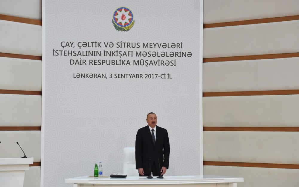 Azerbaijani President: Conditions created in our districts prevent migration to large cities