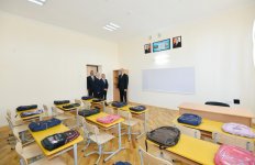 Ilham Aliyev observes school in Baku after major overhaul (PHOTO)