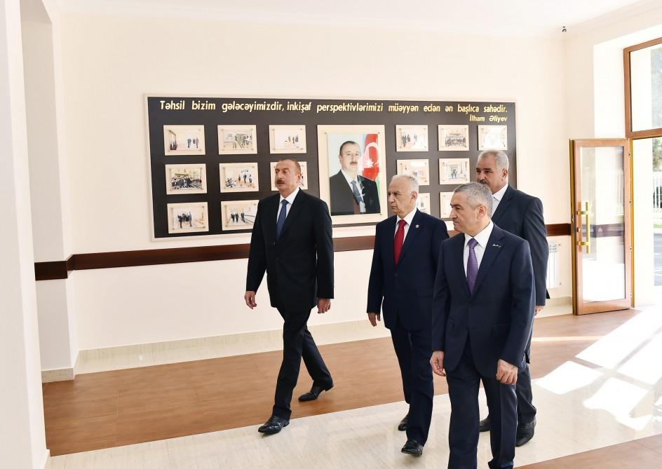 Ilham Aliyev observes school in Baku after major overhaul (PHOTO)