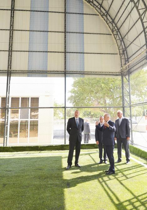 Ilham Aliyev observes school in Baku after major overhaul (PHOTO)