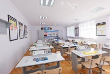 Ilham Aliyev views overhauled secondary school in Nizami district (PHOTO)