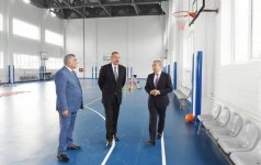 Ilham Aliyev attends opening of Zugulba training and sports base (PHOTO)