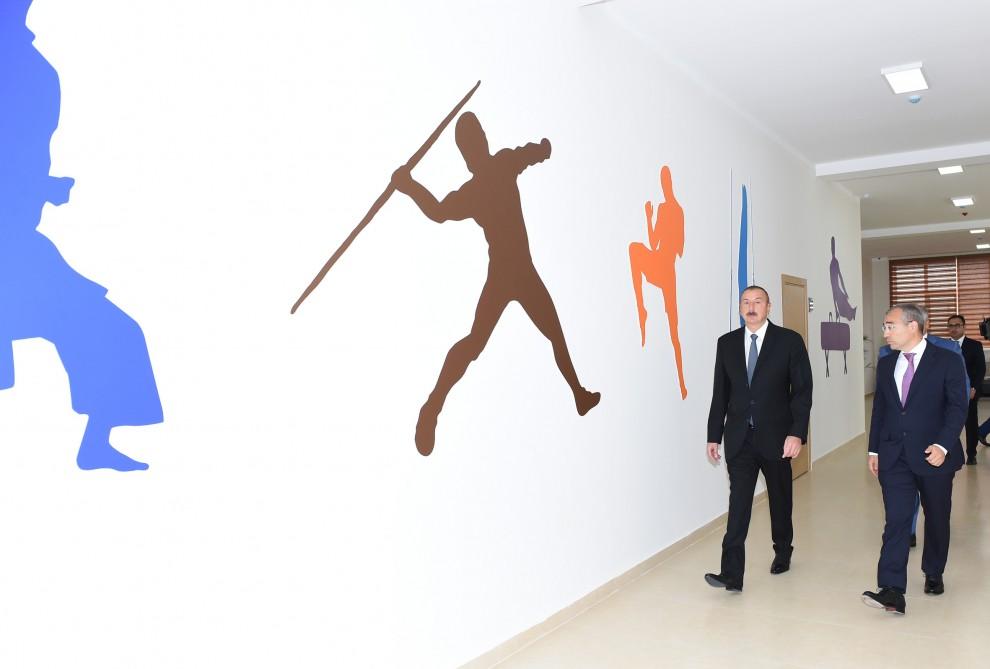 Ilham Aliyev attends opening of Zugulba training and sports base (PHOTO)