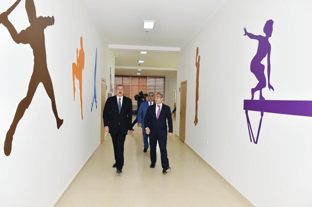 Ilham Aliyev attends opening of Zugulba training and sports base (PHOTO)