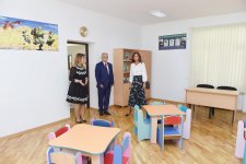 First VP Mehriban Aliyeva views renovated nursery-kindergarten in Baku
