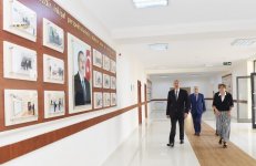 Ilham Aliyev views overhauled school in Baku’s Sabayil District  (PHOTO)