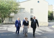 Ilham Aliyev views overhauled school in Baku’s Sabayil District  (PHOTO)
