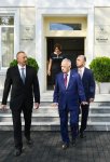 Ilham Aliyev views newly-renovated secondary school in Sabail district (PHOTO)