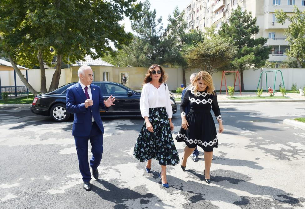 First VP Mehriban Aliyeva views renovated nursery-kindergarten in Baku