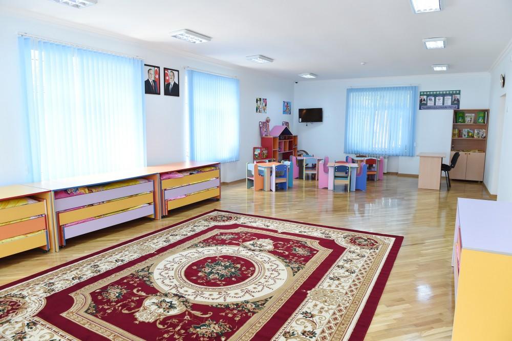 First VP Mehriban Aliyeva views renovated nursery-kindergarten in Baku