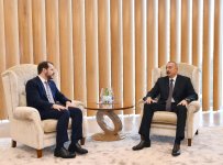 Azerbaijani president meets Turkish minister of energy, natural resources