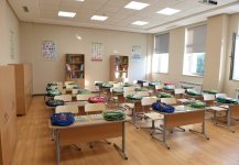 Ilham Aliyev with spouse inaugurate new building of school-lyceum in Baku (PHOTO)