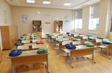 Ilham Aliyev with spouse inaugurate new building of school-lyceum in Baku (PHOTO)