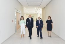Ilham Aliyev with spouse inaugurate new building of school-lyceum in Baku (PHOTO)