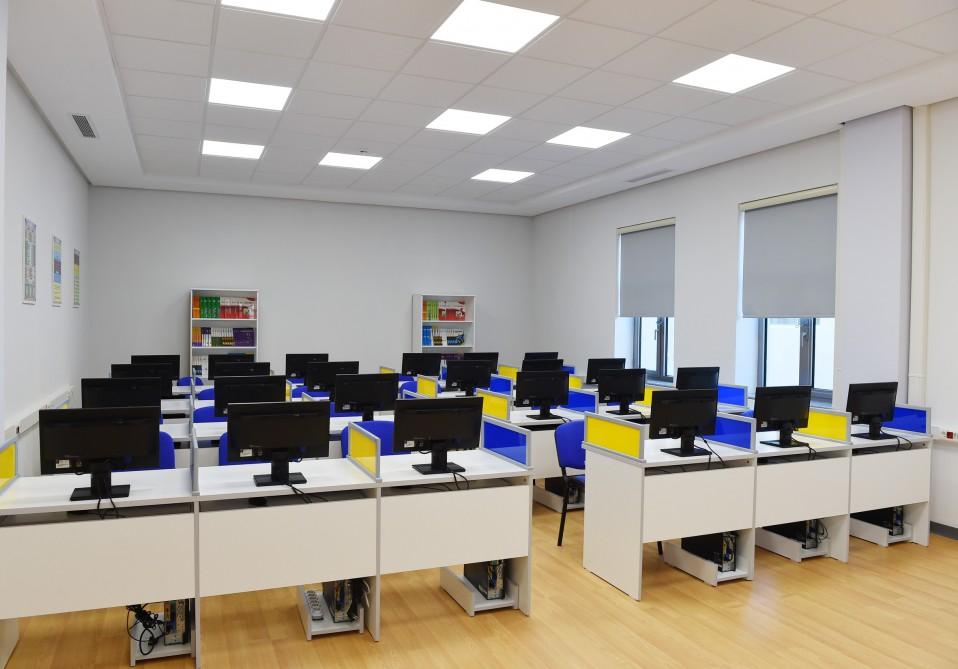 Ilham Aliyev with spouse inaugurate new building of school-lyceum in Baku (PHOTO)