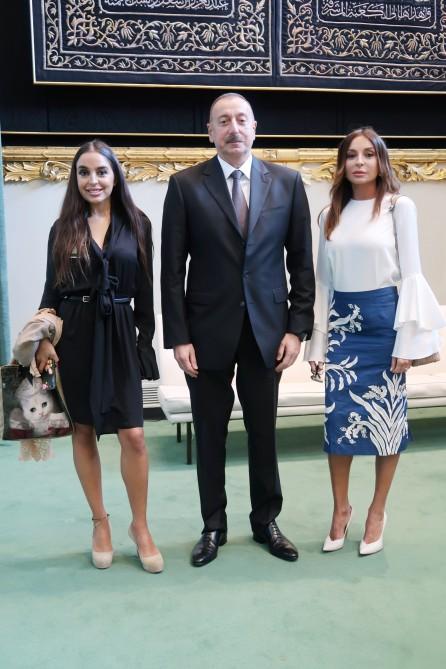 Ilham Aliyev, his spouse attend opening of 72nd Session of UN General Assembly (PHOTO)