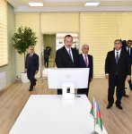 Azerbaijani president attends opening of Garagashli substation in Salyan (PHOTO)