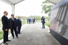 President Aliyev attends ceremony to supply water to cultivated lands of Neftchala district (PHOTO)