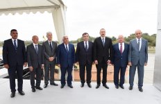 President Aliyev attends ceremony to supply water to cultivated lands of Neftchala district (PHOTO)