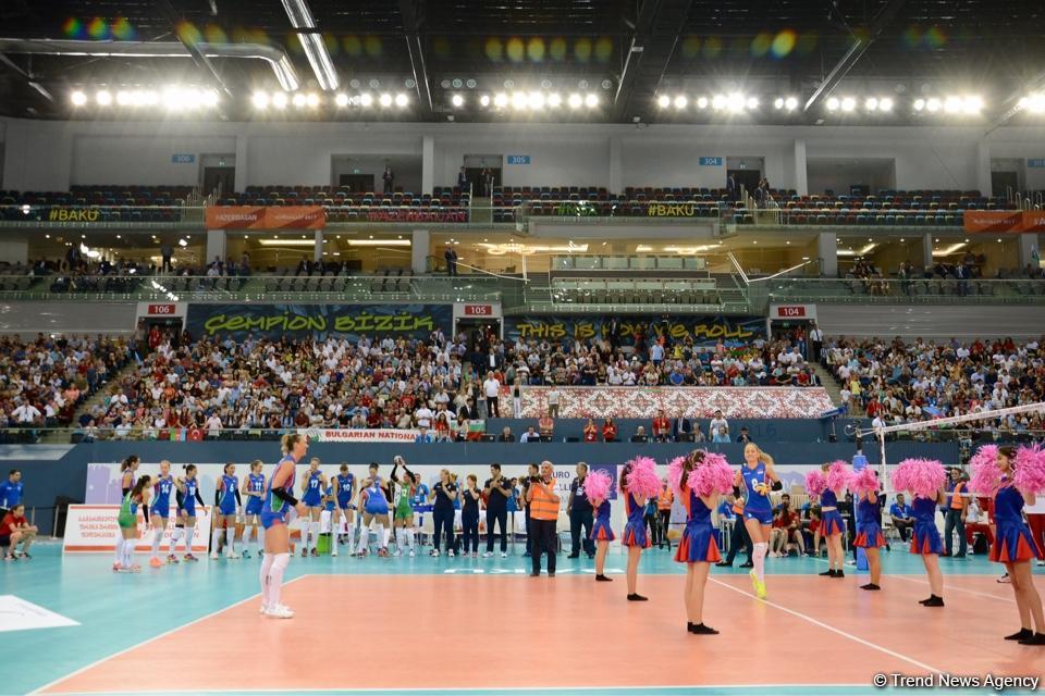 Azerbaijan’s national volleyball team faces Poland squad (PHOTO)