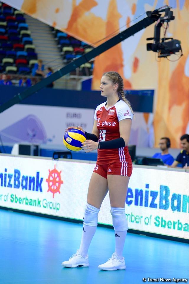 Azerbaijan’s national volleyball team faces Poland squad (PHOTO)