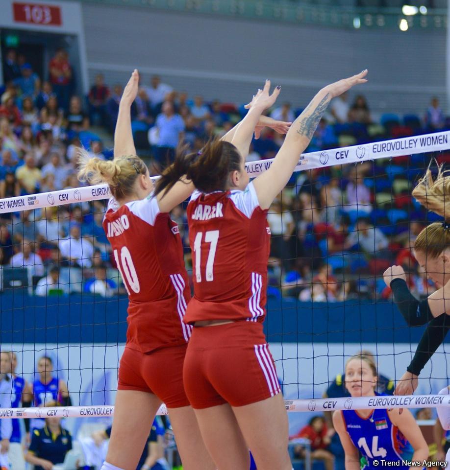 Azerbaijan’s national volleyball team faces Poland squad (PHOTO)