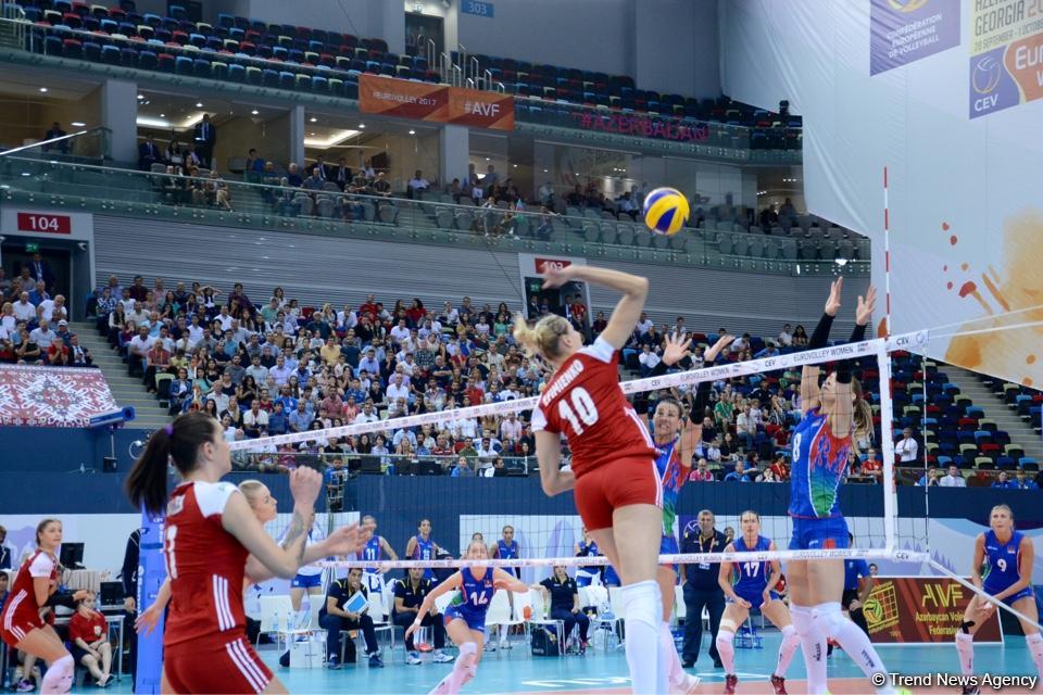 Azerbaijan’s national volleyball team faces Poland squad (PHOTO)