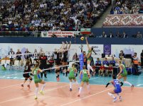Ilham Aliyev watched Azerbaijan-Germany volleyball match (PHOTO)